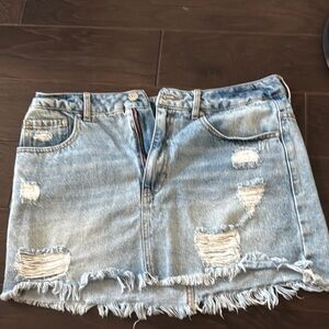 Forever 21 Blue Mini Skirt Casual